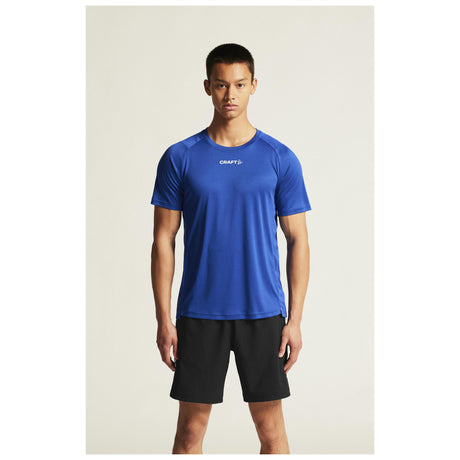Rush 2.0 Ss Tee M - Cobalt - Closeup 1