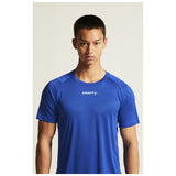 Rush 2.0 Ss Tee M - Cobalt - Closeup 2
