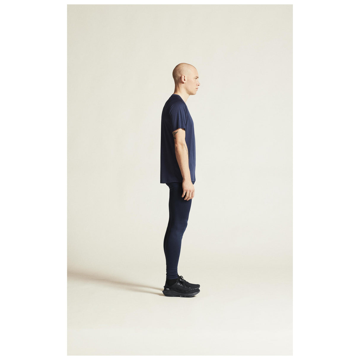 Rush 2.0 Ss Tee M - Navy - Closeup 5