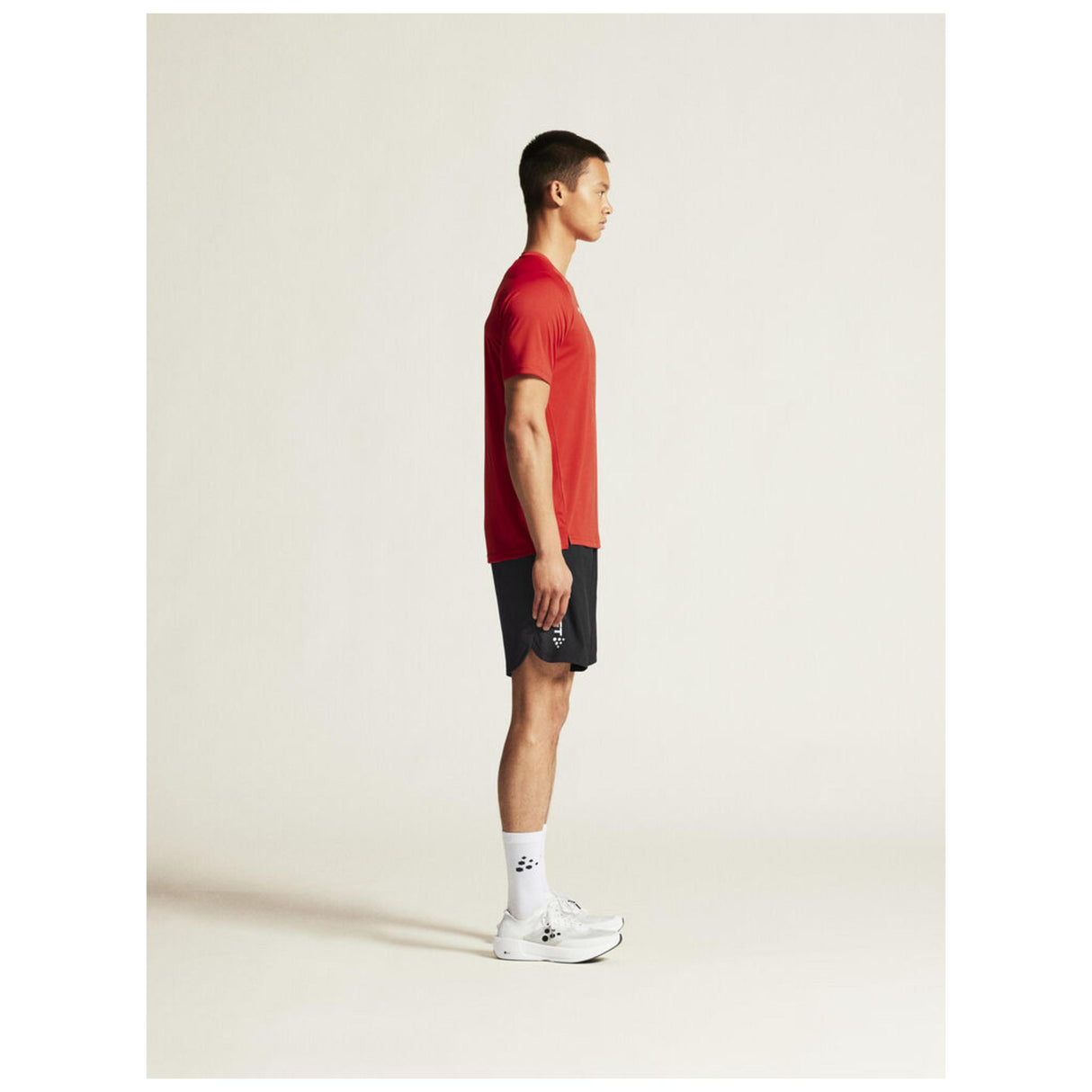 Rush 2.0 Ss Tee M - Red - Closeup 2