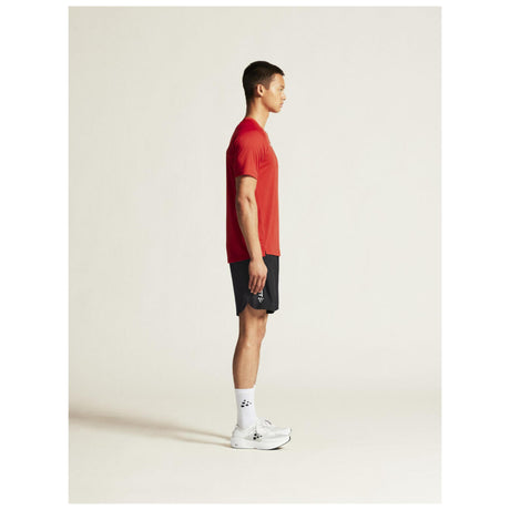 Rush 2.0 Ss Tee M - Red - Closeup 2