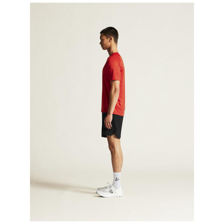 Rush 2.0 Ss Tee M - Red - Closeup 4