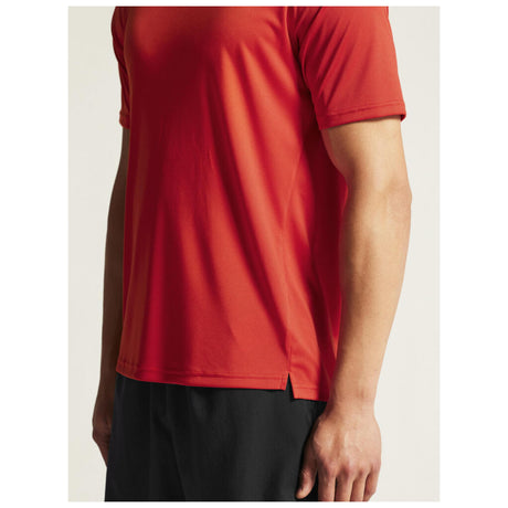 Rush 2.0 Ss Tee M - Red - Closeup 7