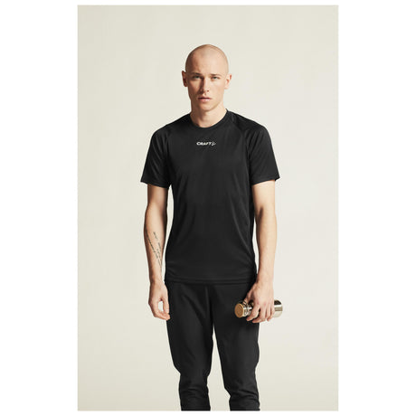 Rush 2.0 Ss Tee M - Black - Closeup 2