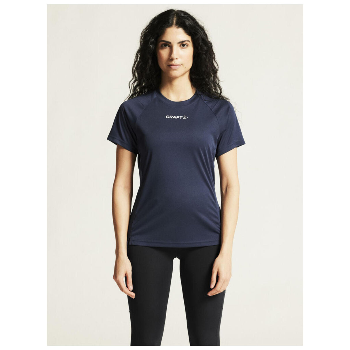 Rush 2.0 Ss Tee W - Navy - Closeup 5