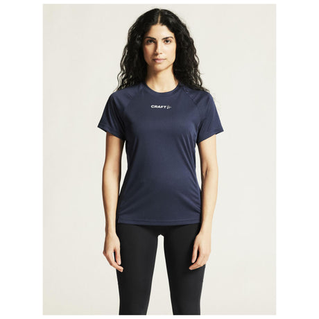 Rush 2.0 Ss Tee W - Navy - Closeup 5