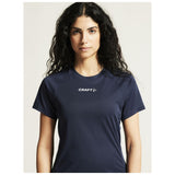 Rush 2.0 Ss Tee W - Navy - Closeup 6