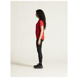 Rush 2.0 Ss Tee W - Red - Closeup 3