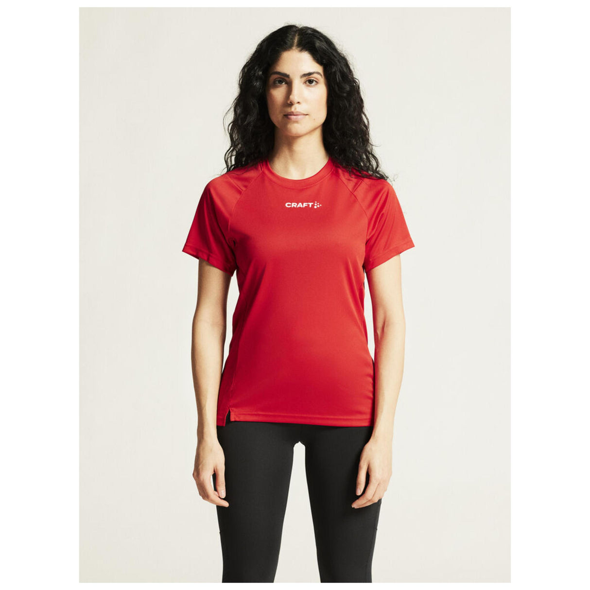 Rush 2.0 Ss Tee W - Red - Closeup 5