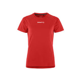 Rush 2.0 Ss Tee W - Red - Front