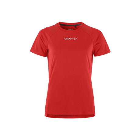Rush 2.0 Ss Tee W - Red - Front