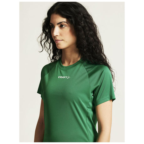 Rush 2.0 Ss Tee W - Green - Closeup 6