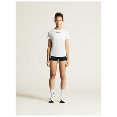 Rush 2.0 Ss Tee W - White - Closeup 1