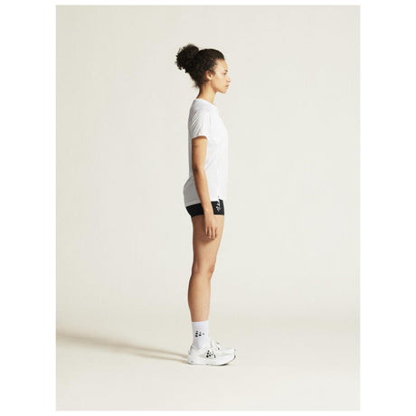 Rush 2.0 Ss Tee W - White - Closeup 2