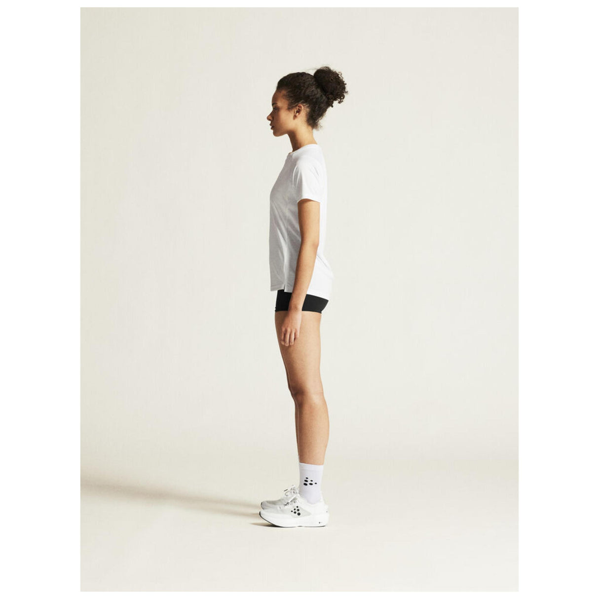 Rush 2.0 Ss Tee W - White - Closeup 4