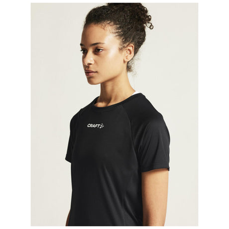 Rush 2.0 Ss Tee W - Black - Closeup 6