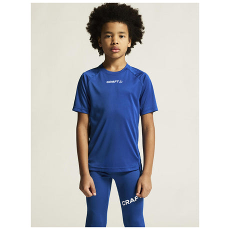 Rush 2.0 Ss Tee Jr - Cobalt - Closeup 5