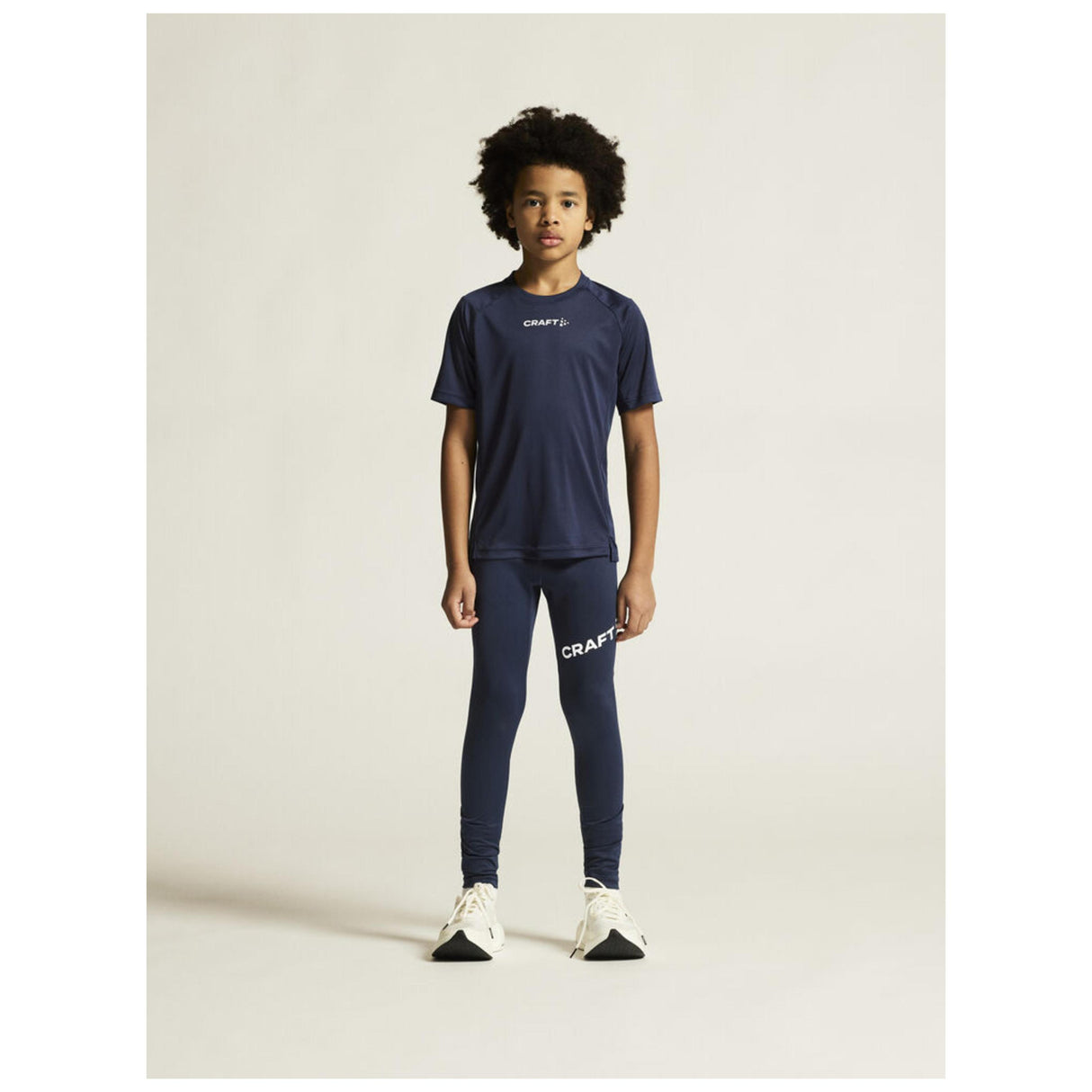 Rush 2.0 Ss Tee Jr - Navy - Closeup 1