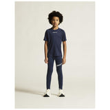 Rush 2.0 Ss Tee Jr - Navy - Closeup 1