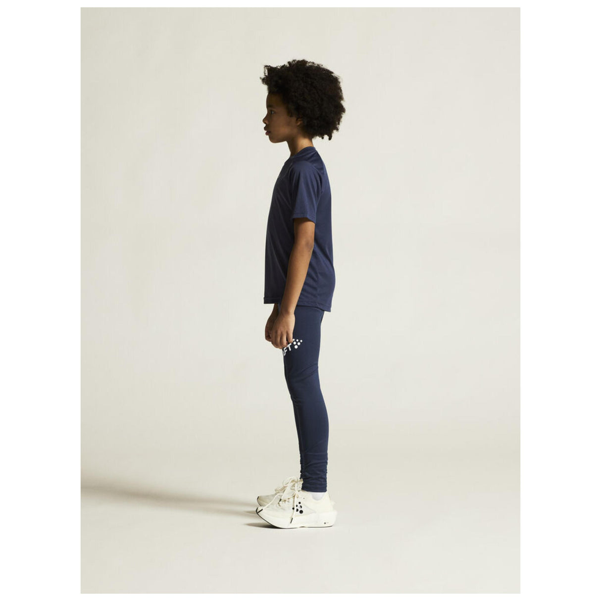 Rush 2.0 Ss Tee Jr - Navy - Closeup 3