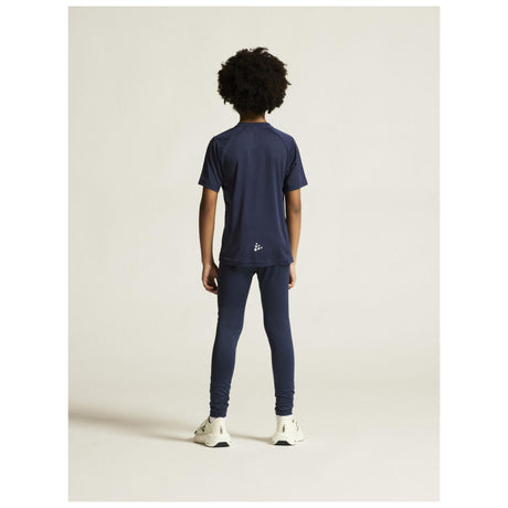 Rush 2.0 Ss Tee Jr - Navy - Closeup 4