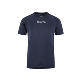 Rush 2.0 Ss Tee Jr - Navy - Front
