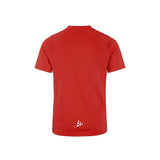 Rush 2.0 Ss Tee Jr - Red - Back