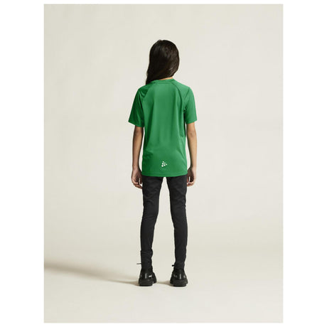 Rush 2.0 Ss Tee Jr - Green - Closeup 4