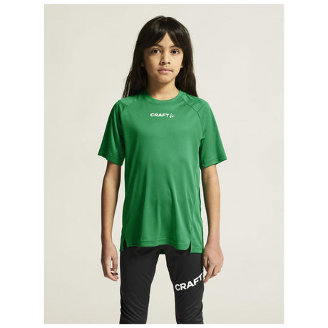 Rush 2.0 Ss Tee Jr - Green - Closeup 5