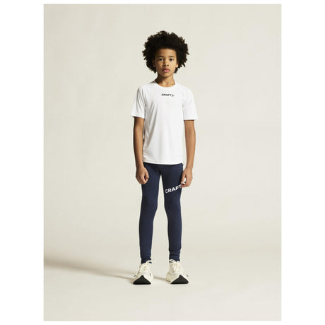 Rush 2.0 Ss Tee Jr - White - Closeup 1