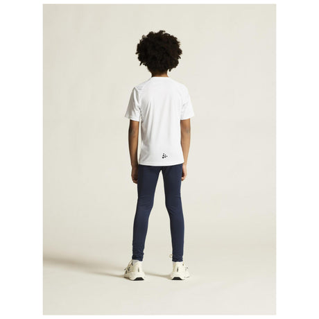 Rush 2.0 Ss Tee Jr - White - Closeup 4