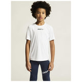 Rush 2.0 Ss Tee Jr - White - Closeup 5