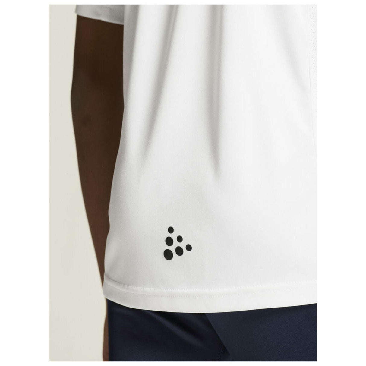 Rush 2.0 Ss Tee Jr - White - Closeup 7