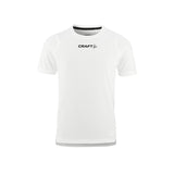 Rush 2.0 Ss Tee Jr - White - Front