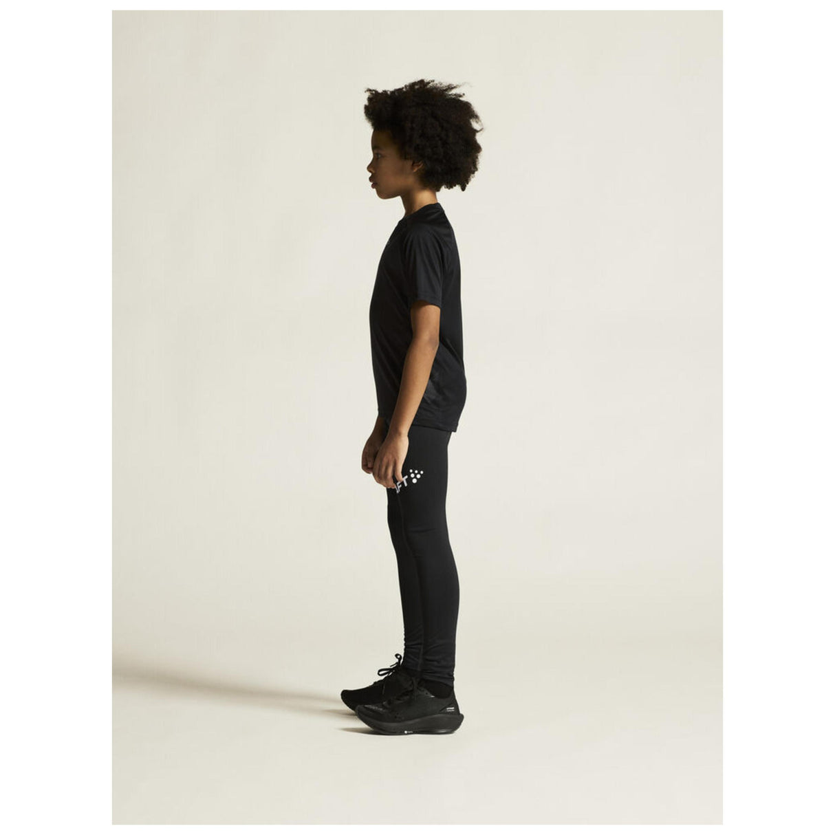 Rush 2.0 Ss Tee Jr - Black - Closeup 2