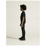 Rush 2.0 Ss Tee Jr - Black - Closeup 2