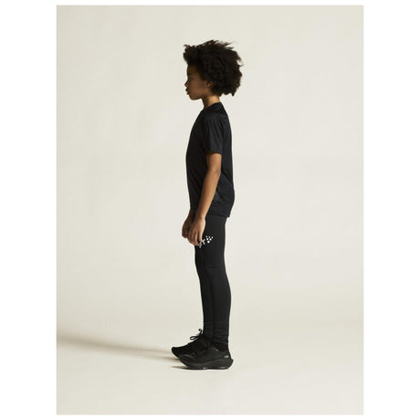 Rush 2.0 Ss Tee Jr - Black - Closeup 2