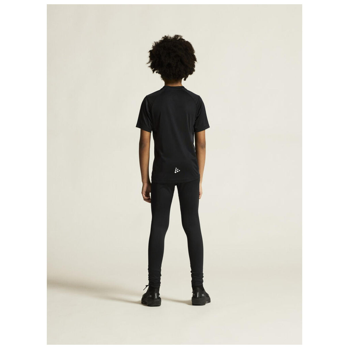 Rush 2.0 Ss Tee Jr - Black - Closeup 4