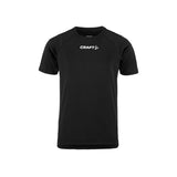 Rush 2.0 Ss Tee Jr - Black - Front