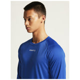 Rush 2.0 Ls Tee M - Cobalt - Closeup 6