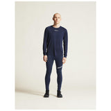 Rush 2.0 Ls Tee M - Navy - Closeup 1