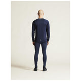 Rush 2.0 Ls Tee M - Navy - Closeup 4