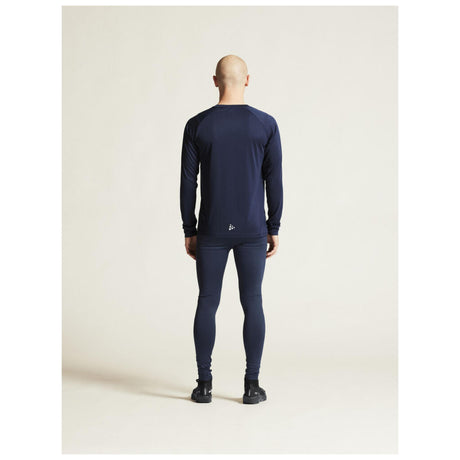 Rush 2.0 Ls Tee M - Navy - Closeup 4