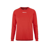 Rush 2.0 Ls Tee M - Red - Front