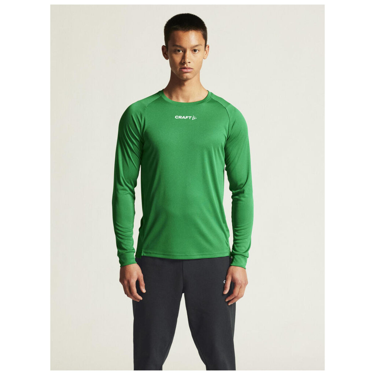 Rush 2.0 Ls Tee M - Green - Closeup 5