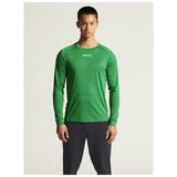 Rush 2.0 Ls Tee M - Green - Closeup 5