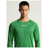 Rush 2.0 Ls Tee M - Green - Closeup 6