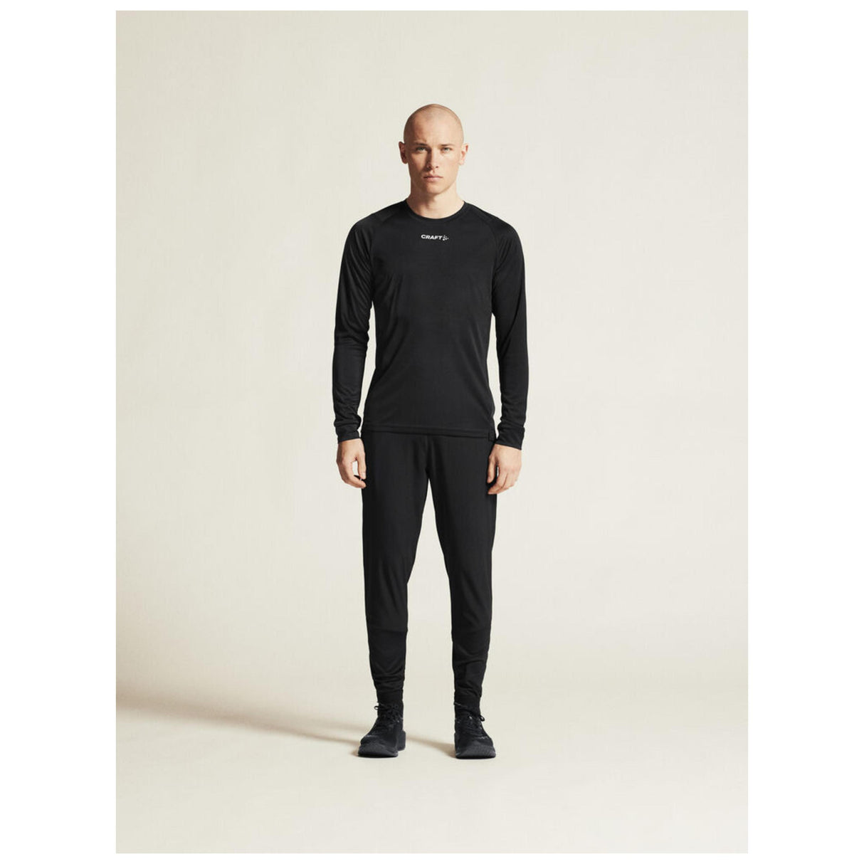 Rush 2.0 Ls Tee M - Black - Closeup 1