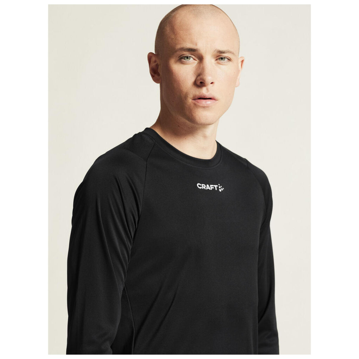 Rush 2.0 Ls Tee M - Black - Closeup 6