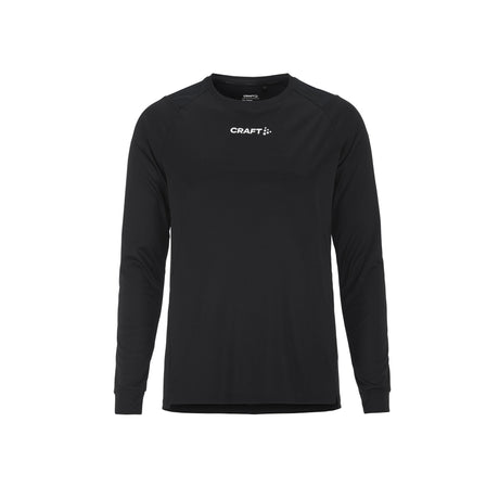 Rush 2.0 Ls Tee M - Black - Front